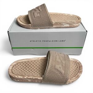 APL Womens Techloom Rose Marble Slides Size 6 Athleisure Comfort Lounge Travel